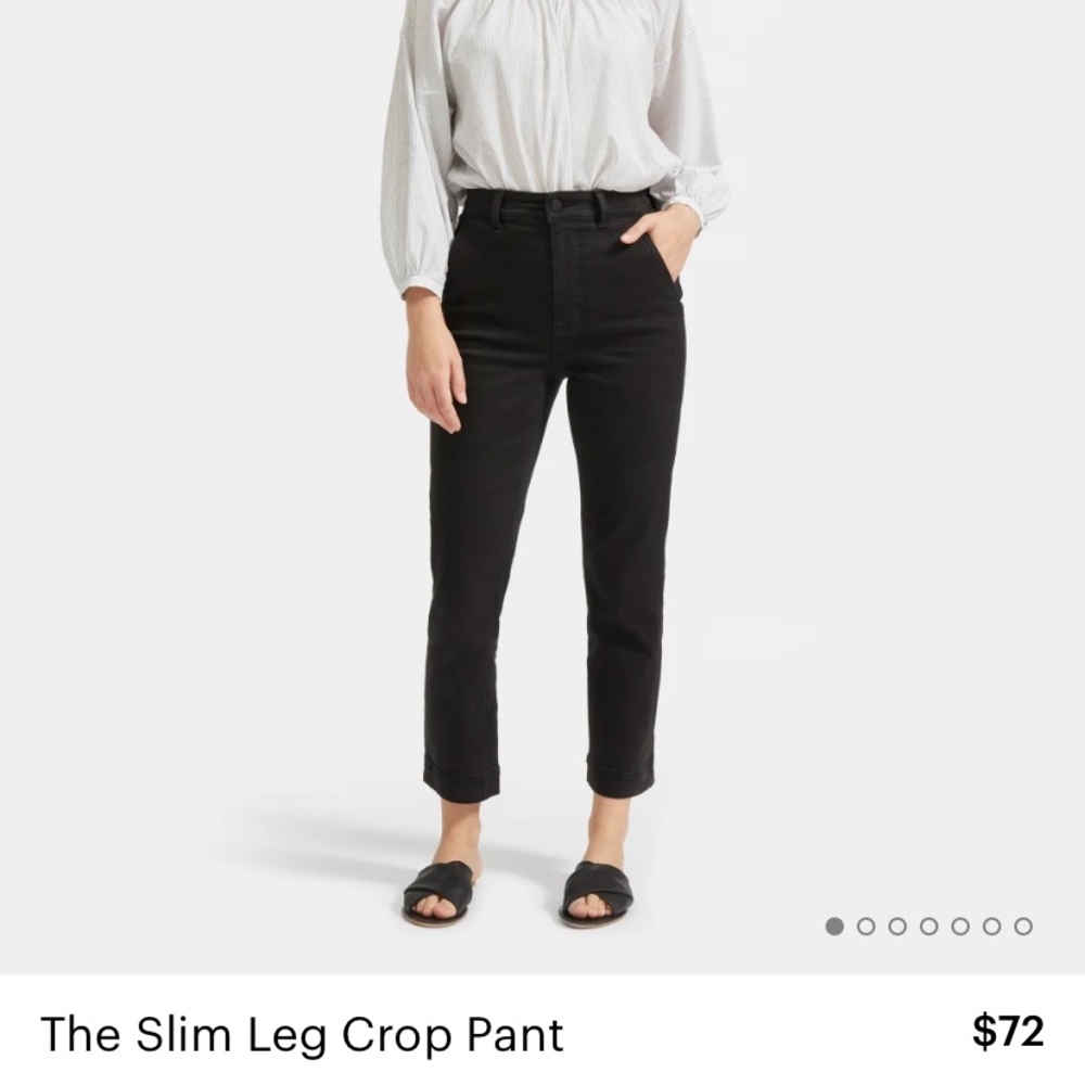 Everlane slim leg crop